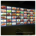 Indoor Advertising Led Crystal Magnetic Menu Advertising Light Box